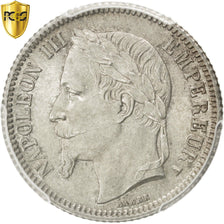 Francia, Napoleon III, Napoléon III, Franc, 1866, Paris, PCGS, MS64, SPL+, A...