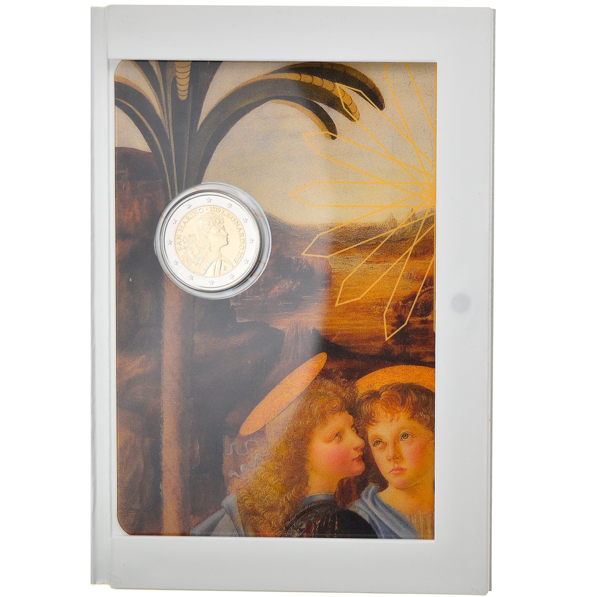 San Marino, 2 Euro, Leonardo Da Vinci, 2019, Rome, MS(65-70)
