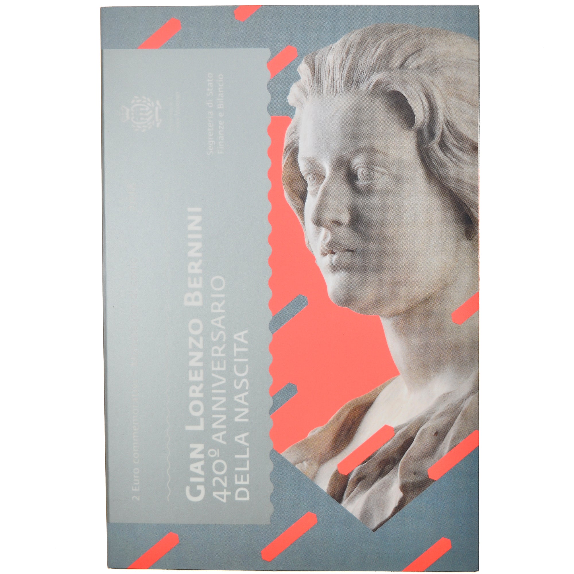 San Marino, 2 Euro, Gian Lorenzo Bernini, 2018, Rome, MS(65-70)
