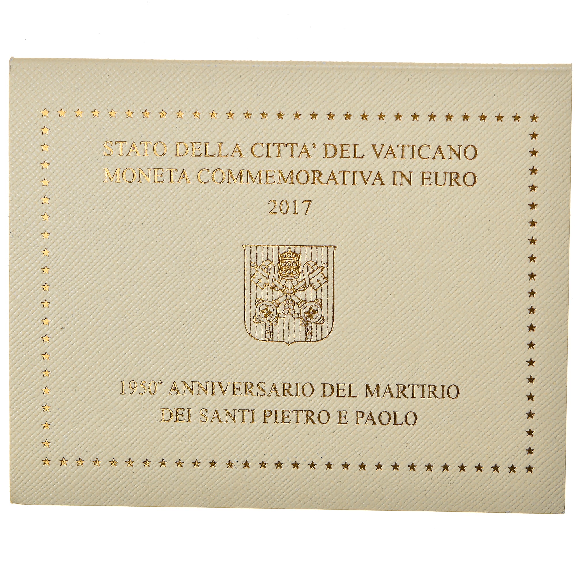 Vatican, 2 Euro, Martyre de Saint Pierre et Saint Paul, 2017, MS(65-70)