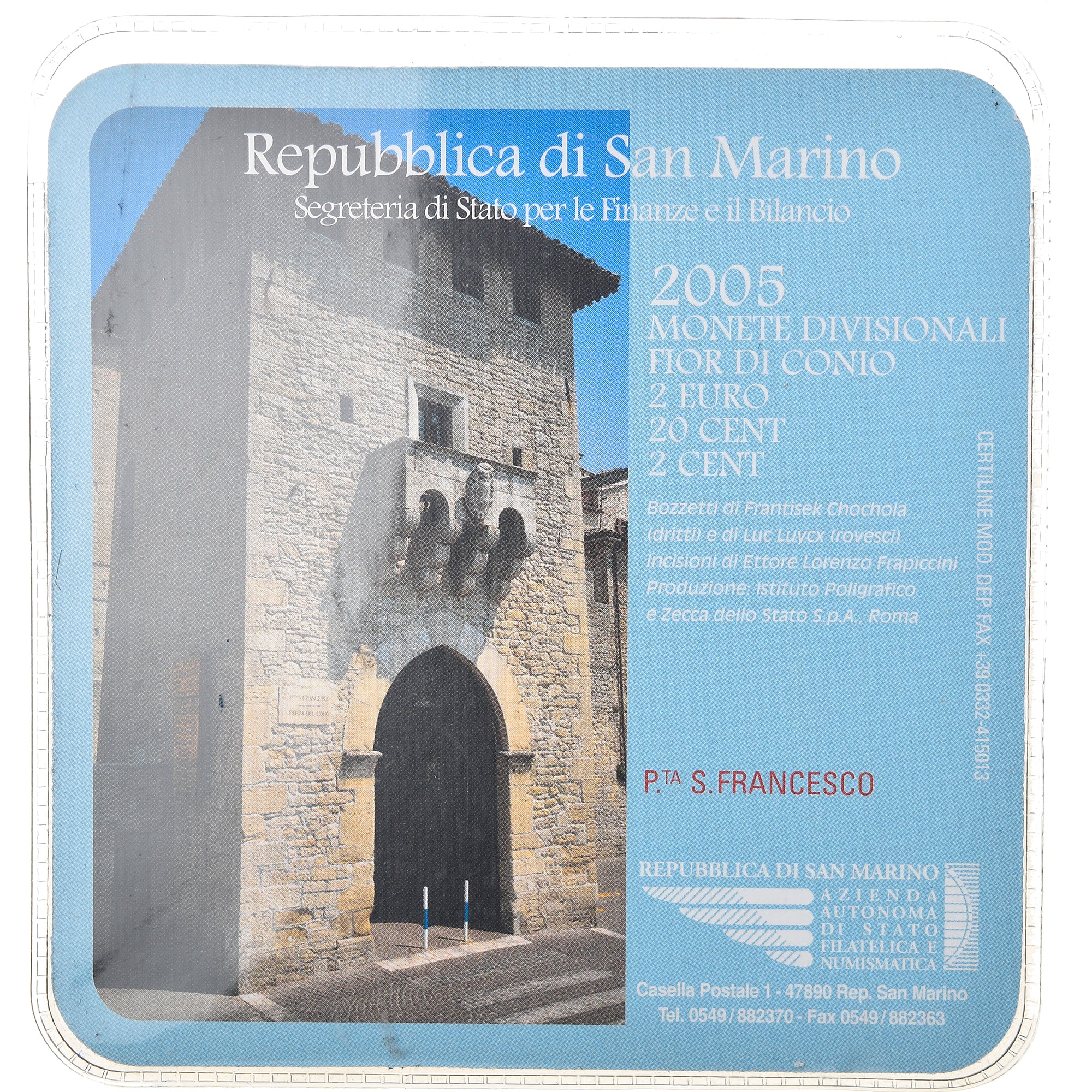 San Marino, Set, 2005, MS(65-70), ND