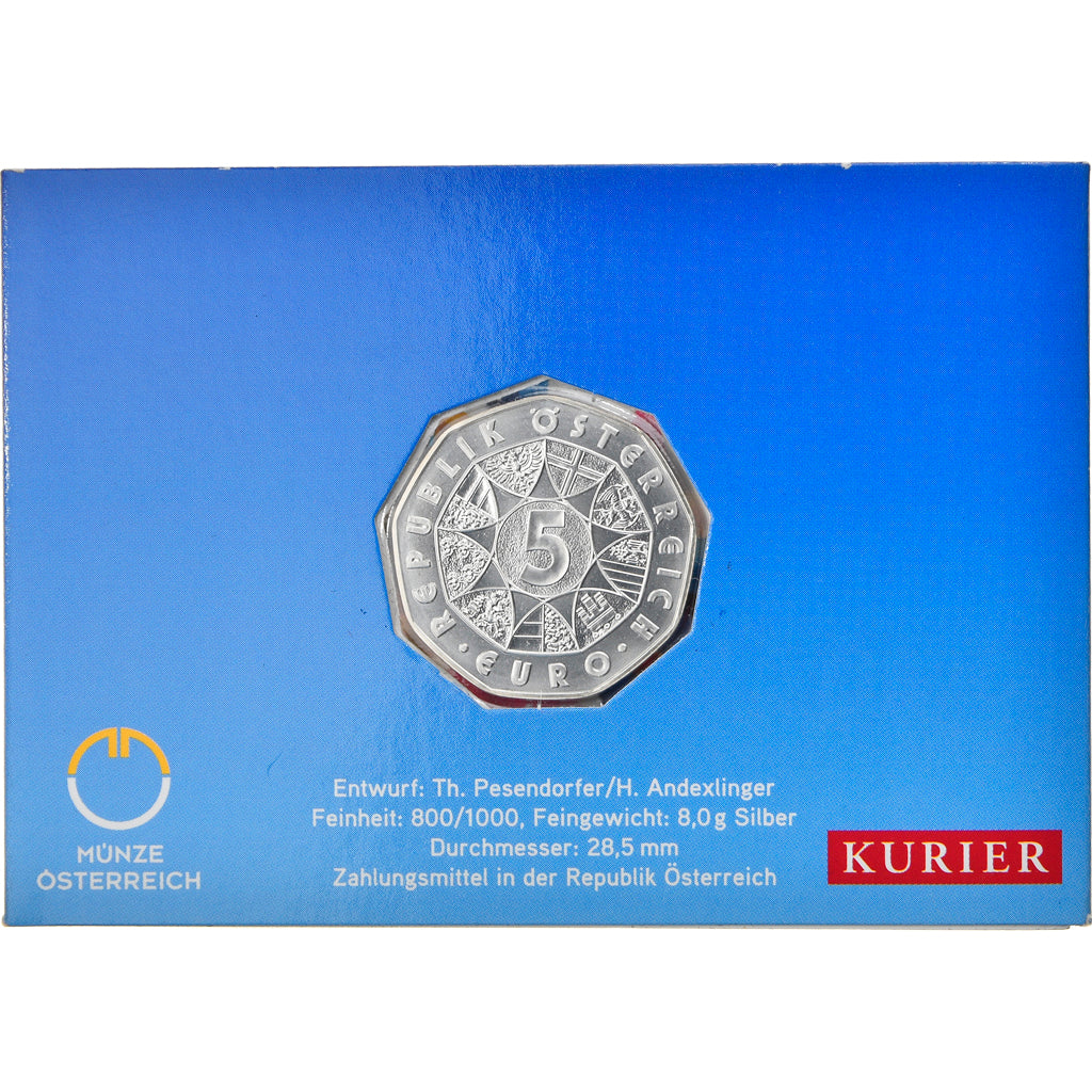 Austria, 5 Euro, Snowboard, 2010, Vienna, MS(65-70), Silver, KM:3192