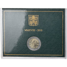 Vatican, 2 Euro, Patrimoine Culturel, 2018, MS(65-70), Bi-Metallic