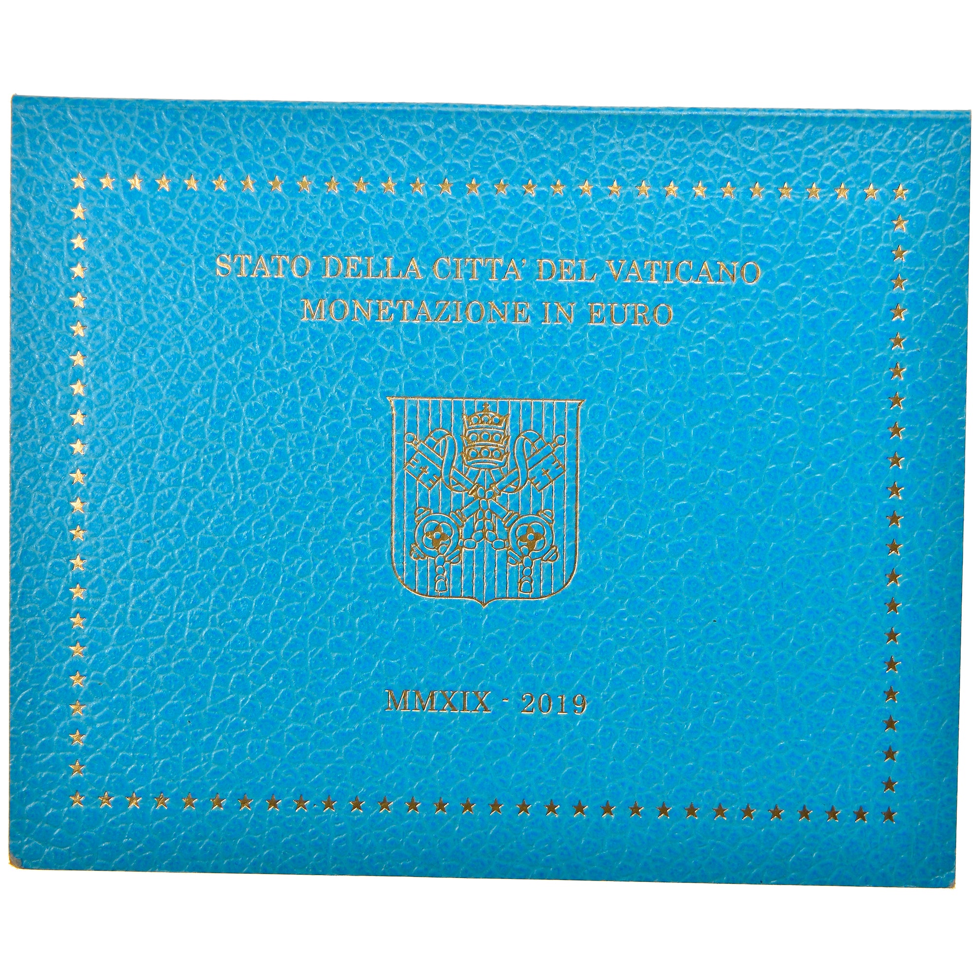 Vatican, 1 Cent to 2 Euro, Le Pape François, 2019, Rome, MS(65-70)