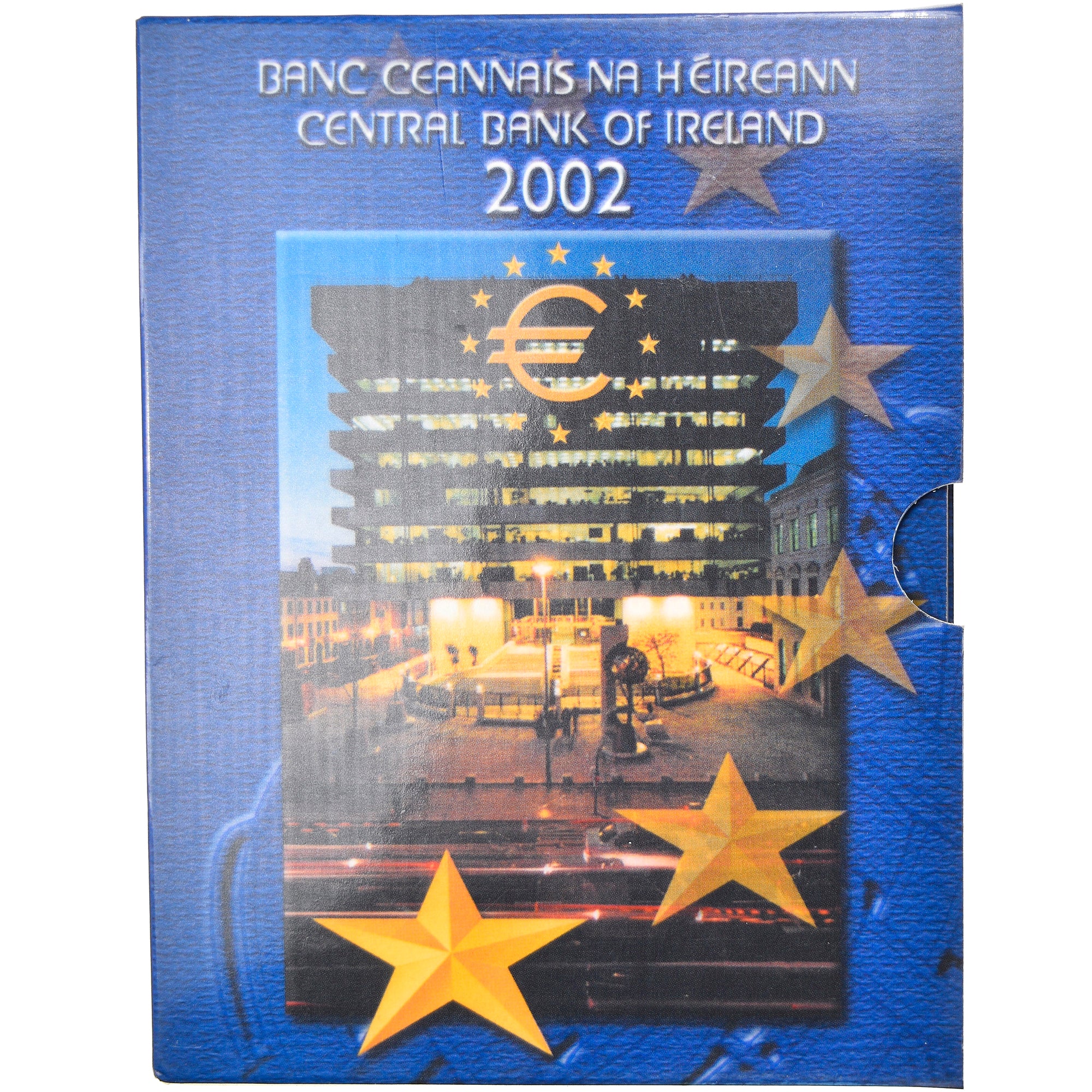 IRELAND REPUBLIC, 1 Cent to 2 Euro, 2002, MS(65-70)