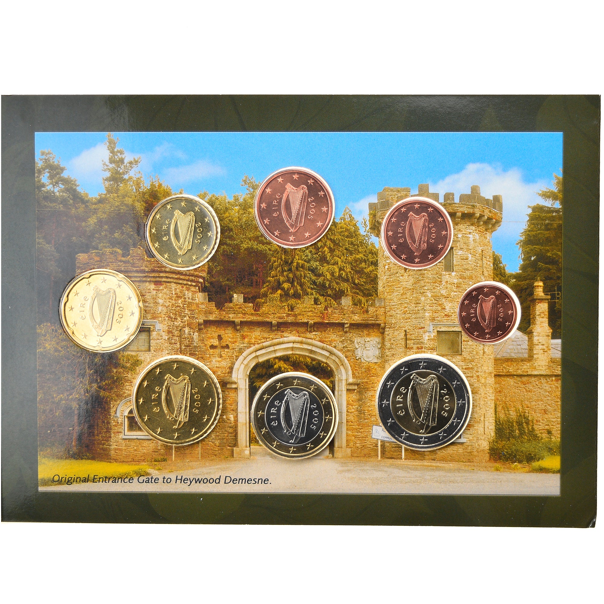 REPÚBLICA DE IRLANDA, 1 Cent to 2 Euro, 2005, FDC, Sin información