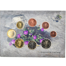 IRELAND REPUBLIC, 1 Cent to 2 Euro, 2007, MS(65-70)