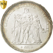 Coin, France, Hercule, 5 Francs, 1873, Paris, PCGS, MS65, MS(65-70), Silver