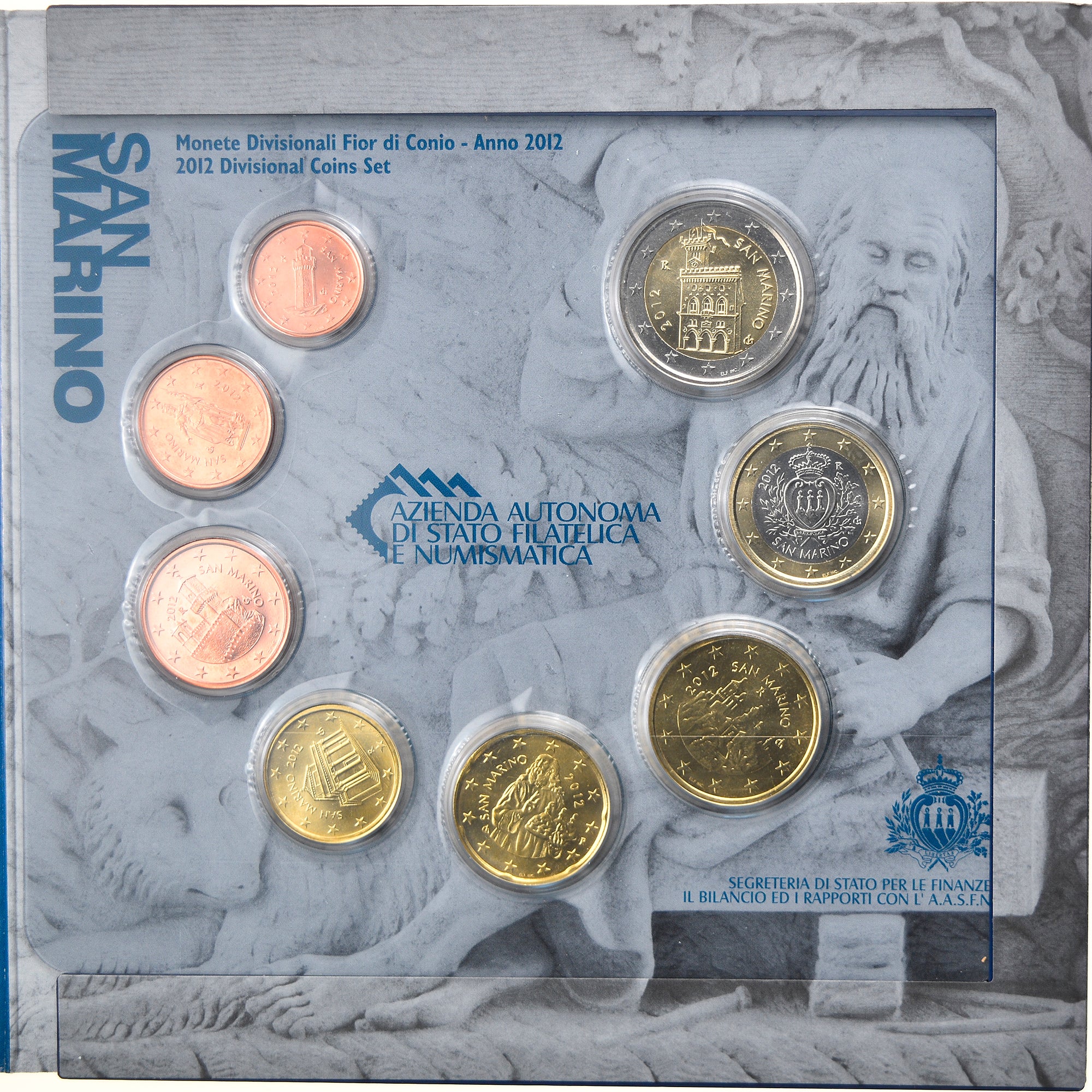 San Marino, Coffret, 2012, Rome, FDC