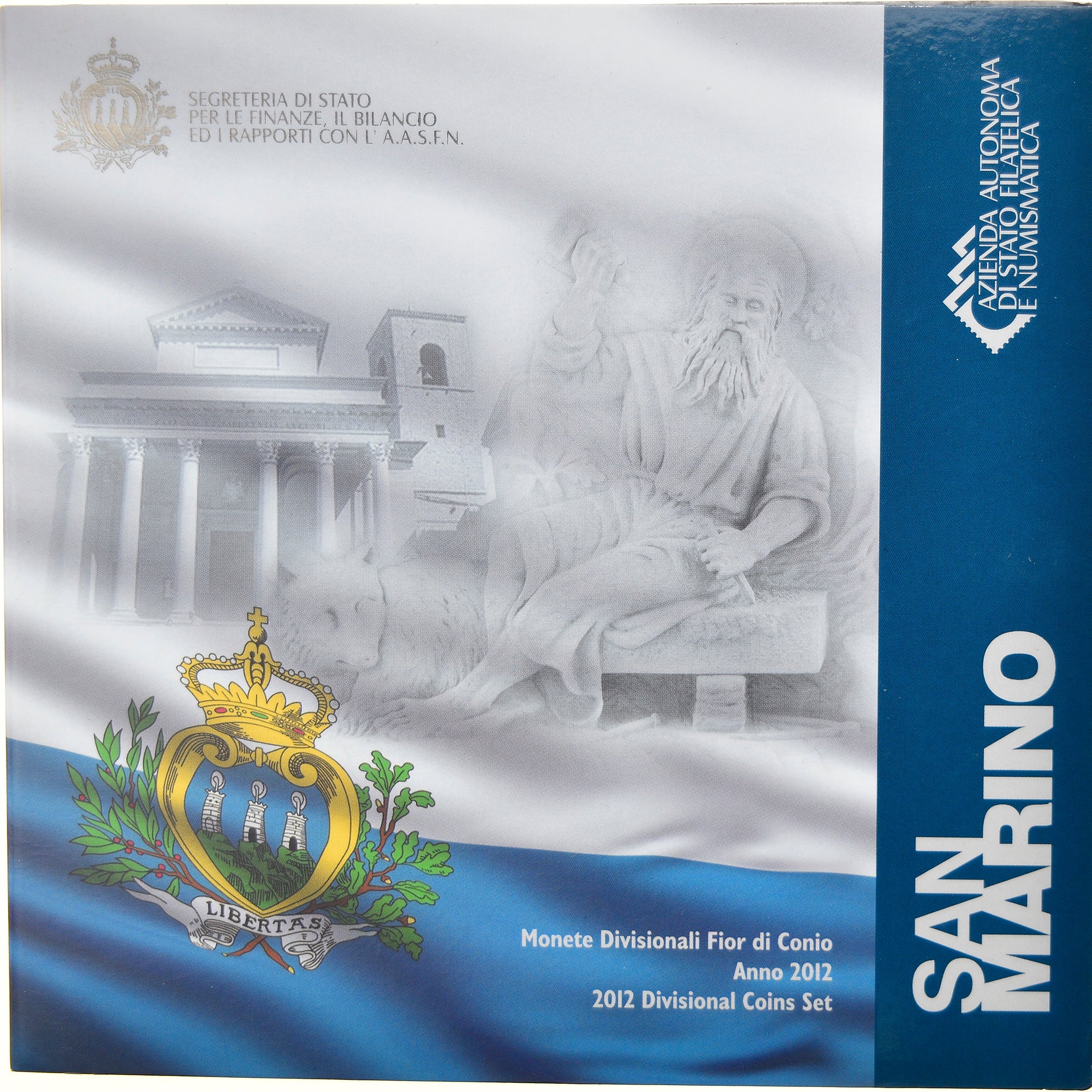 San Marino, Coffret, 2012, Rome, FDC