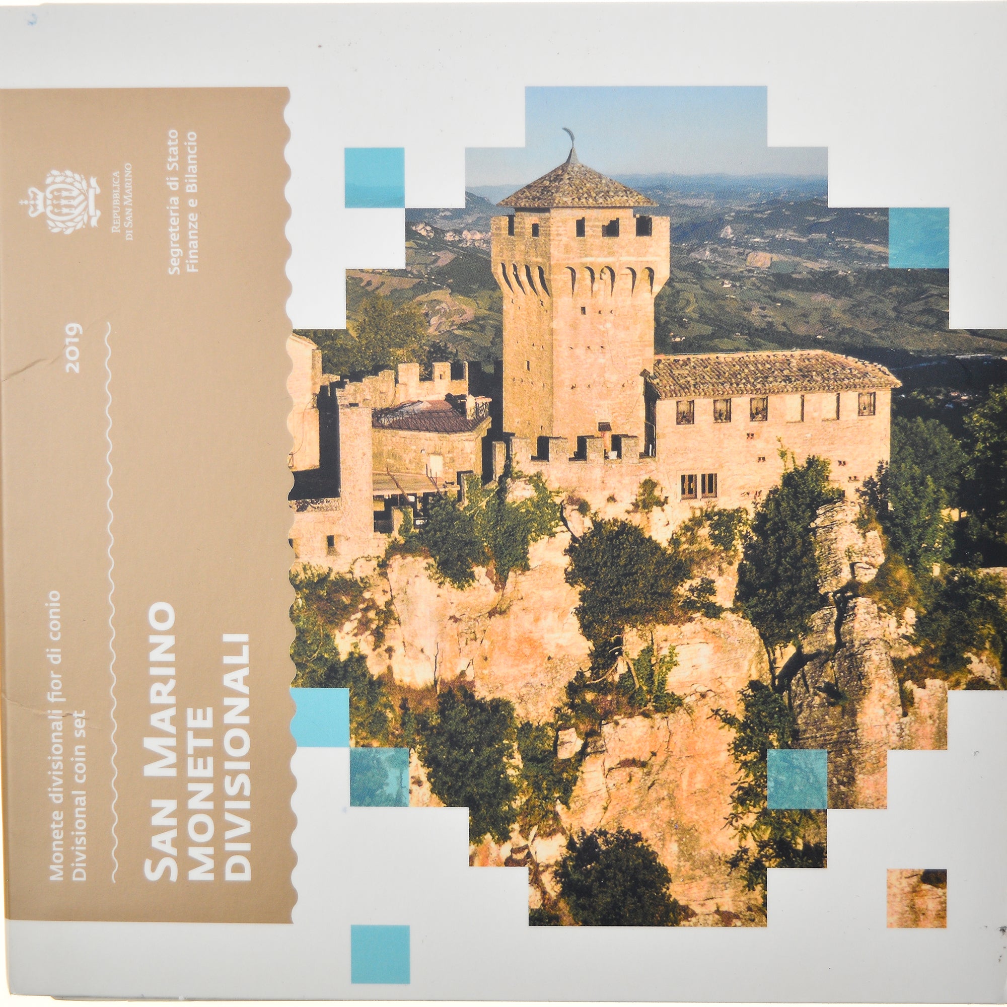 San Marino, 1 Cent to 2 Euro, 2019, Rome, FDC, N.C.