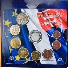 Slovakia, Set, 2009, Kremnica, 1c à 2€, MS(65-70)