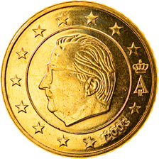 Belgium, 50 Euro Cent, 2003, Brussels, MS(65-70), Brass, KM:229