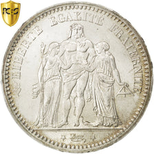 Coin, France, Hercule, 5 Francs, 1873, Paris, PCGS, MS65, MS(65-70), Silver