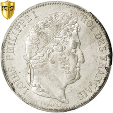 FRANCE, 5 Francs, 1832, Lille, KM #749.13, graded, PCGS, MS(60-62), Silver,...
