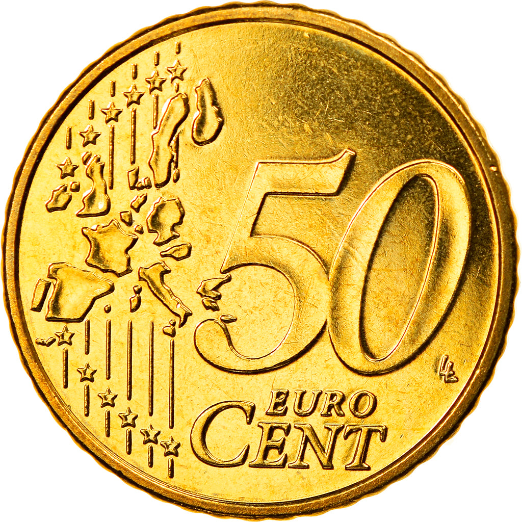 Belgium, 50 Euro Cent, 2006, Brussels, MS(65-70), Brass, KM:229
