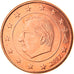 Bélgica, 5 Euro Cent, 2007, Brussels, MS(65-70), Aço Cromado a Cobre, KM:226