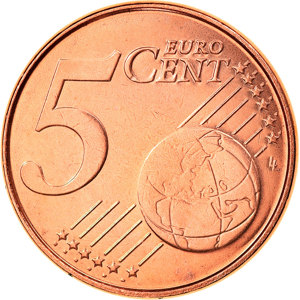 Belgium, 5 Euro Cent, 2007, Brussels, MS(65-70), Copper Plated Steel, KM:226