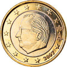 Belgium, Euro, 2007, Brussels, MS(65-70), Bi-Metallic, KM:245