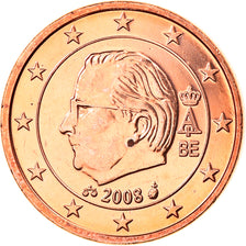 Belgium, Euro Cent, 2008, Brussels, MS(65-70), Copper Plated Steel, KM:274