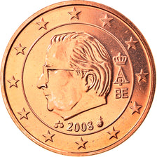 Belgium, 5 Euro Cent, 2008, Brussels, MS(65-70), Copper Plated Steel, KM:276