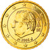 Belgium, 10 Euro Cent, 2008, Brussels, MS(65-70), Brass, KM:277