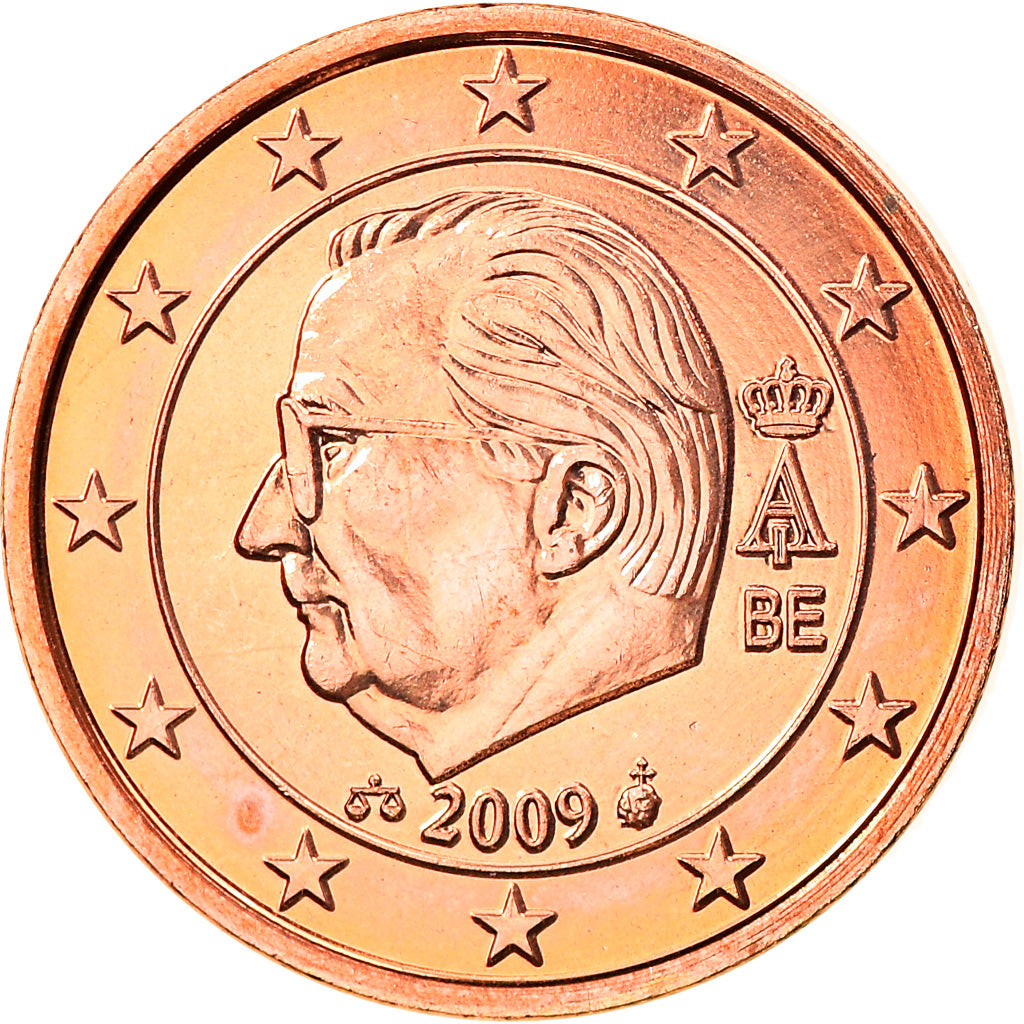 Belgium, Euro Cent, 2009, Brussels, MS(65-70), Copper Plated Steel, KM:274