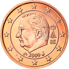 Belgium, Euro Cent, 2009, Brussels, MS(65-70), Copper Plated Steel, KM:274