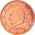 Belgium, 5 Euro Cent, 2009, Brussels, MS(65-70), Copper Plated Steel, KM:276