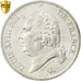 FRANCE, Louis XVIII, 5 Francs, 1824, Paris, KM #711.1, graded, PCGS, MS(60-62),.