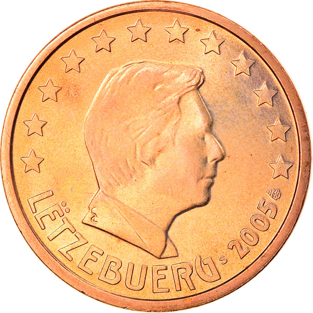 Lussemburgo, 5 Euro Cent, 2005, Utrecht, FDC, Acciaio placcato rame, KM:77