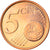 Luxemburgo, 5 Euro Cent, 2005, Utrecht, MS(65-70), Aço Cromado a Cobre, KM:77