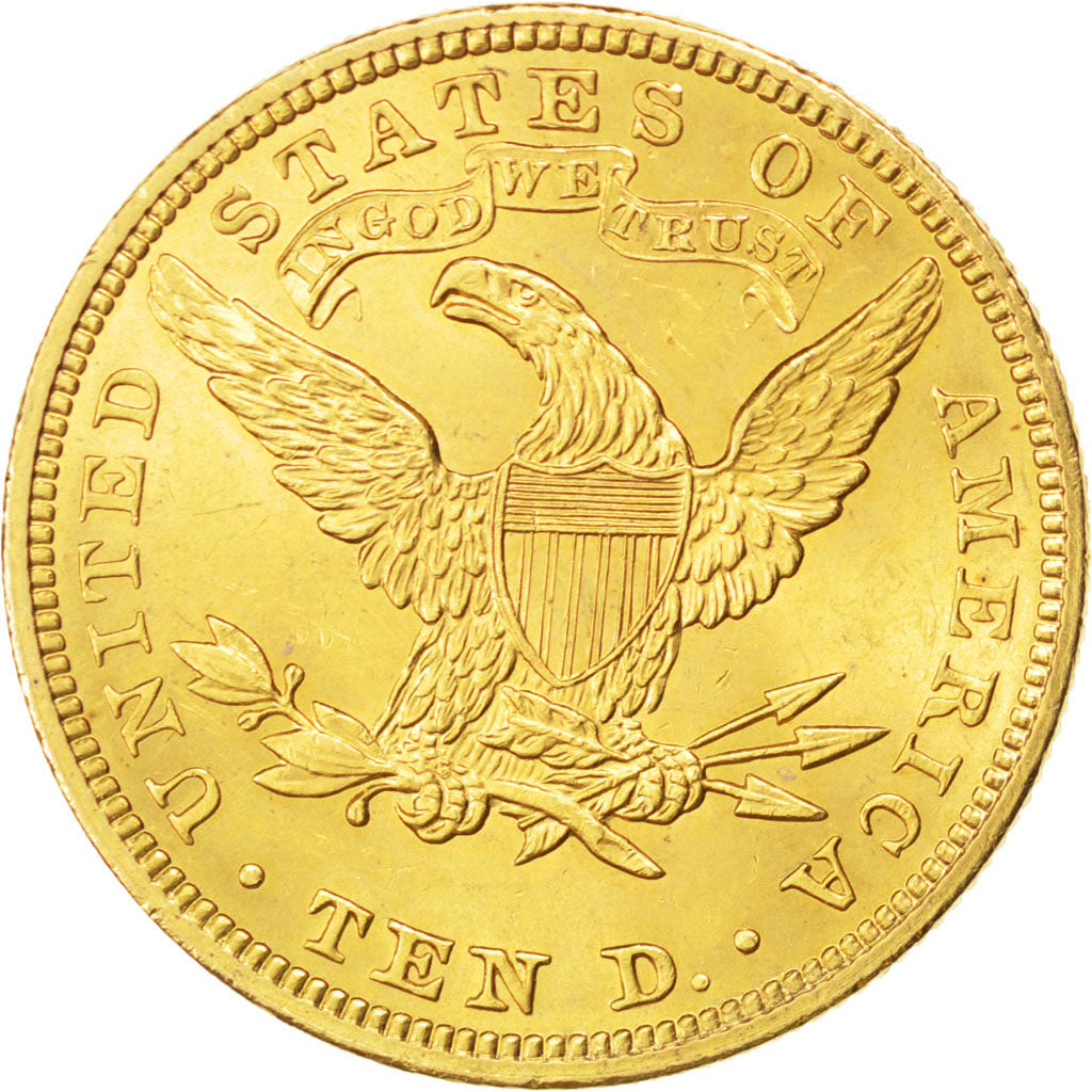 UNITED STATES, Coronet Head, $10, Eagle, 1907, U.S. Mint, KM #102, MS(63),...