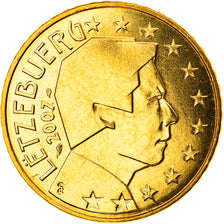 Luxembourg, 50 Euro Cent, 2007, Utrecht, MS(65-70), Brass, KM:91
