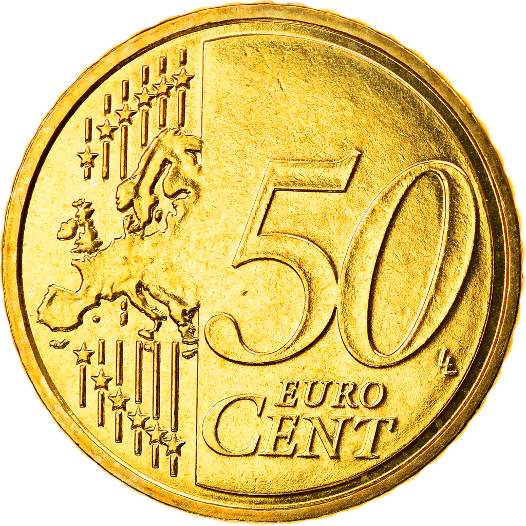 Luxembourg, 50 Euro Cent, 2007, Utrecht, MS(65-70), Brass, KM:91
