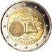 Luxembourg, 2 Euro, Traité de Rome 50 ans, 2007, Paris, MS(65-70), Bi-Metallic