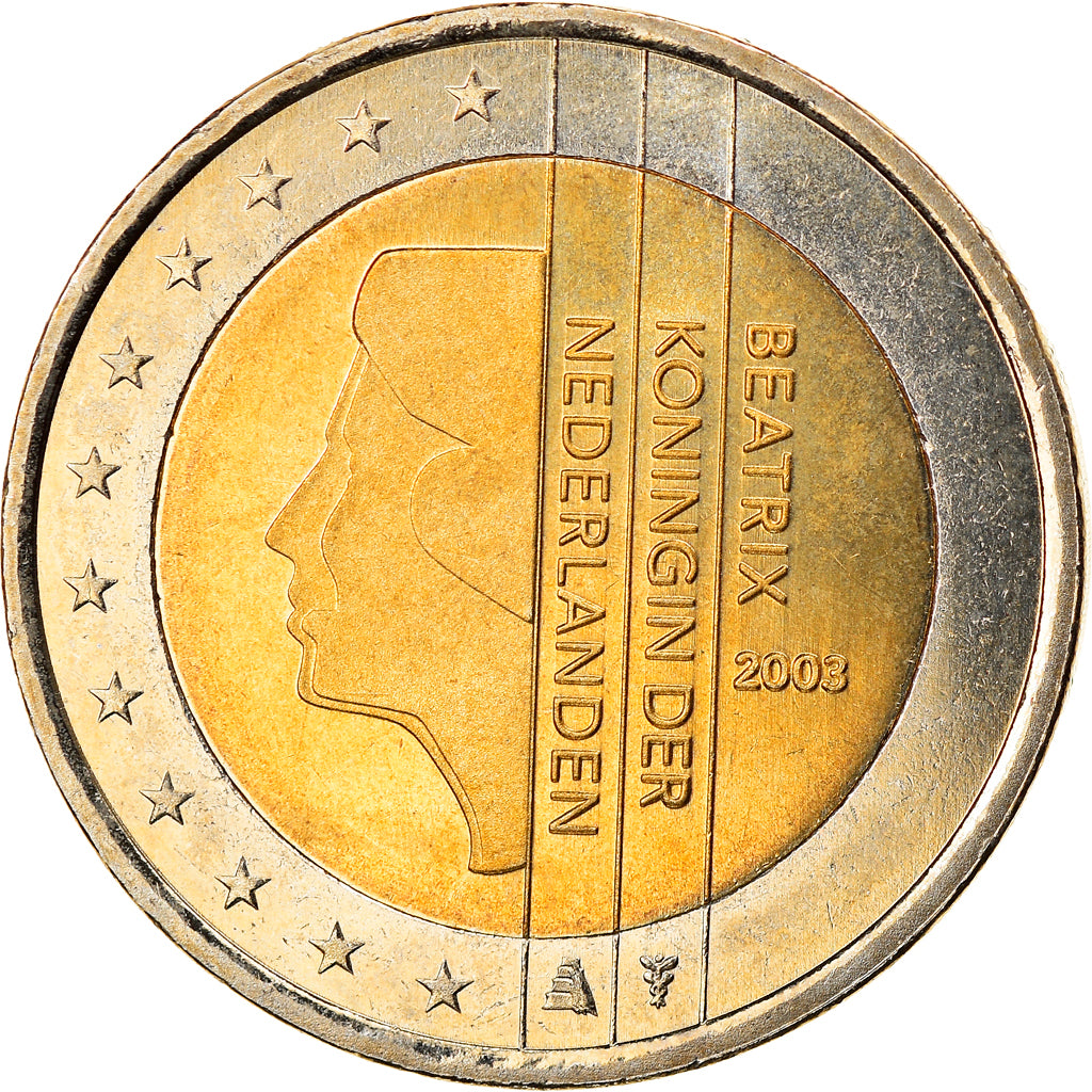 Netherlands, 2 Euro, 2003, Utrecht, MS(65-70), Bi-Metallic, KM:241