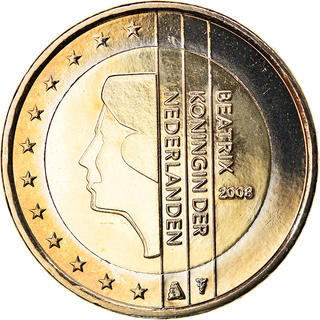 Netherlands, 2 Euro, 2008, Utrecht, MS(65-70), Bi-Metallic, KM:272
