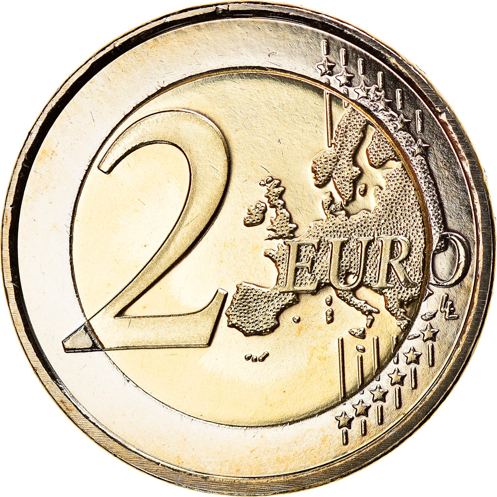 Netherlands, 2 Euro, 2008, Utrecht, MS(65-70), Bi-Metallic, KM:272