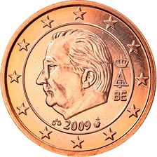 Belgium, Euro Cent, 2009, Brussels, MS(65-70), Copper Plated Steel, KM:274