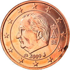 Belgium, 2 Euro Cent, 2009, Brussels, MS(65-70), Copper Plated Steel, KM:275