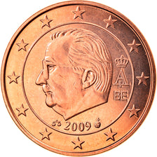 Belgium, 5 Euro Cent, 2009, Brussels, MS(65-70), Copper Plated Steel, KM:276