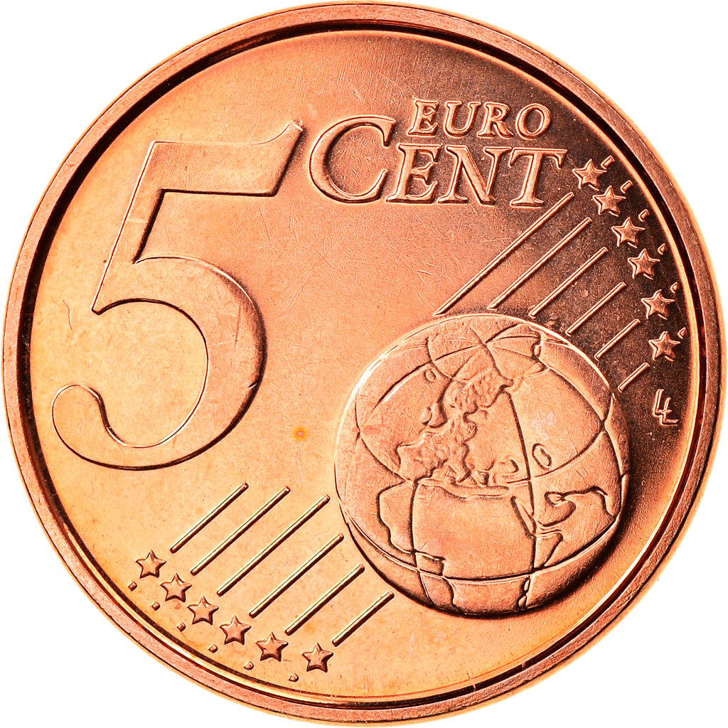 Belgium, 5 Euro Cent, 2009, Brussels, MS(65-70), Copper Plated Steel, KM:276