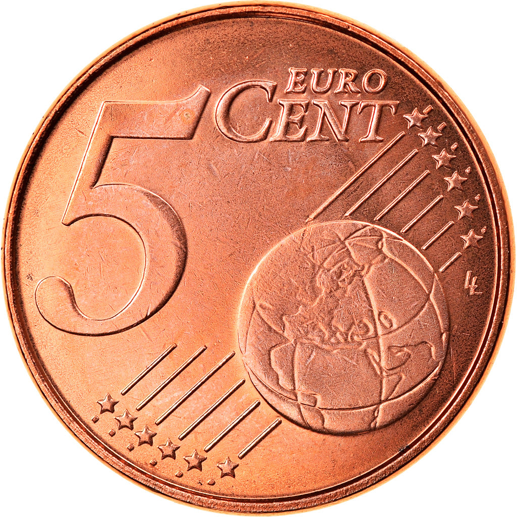 Belgium, 5 Euro Cent, 2007, Brussels, MS(65-70), Copper Plated Steel, KM:226