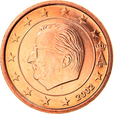 Belgium, Euro Cent, 2002, Brussels, MS(65-70), Copper Plated Steel, KM:224