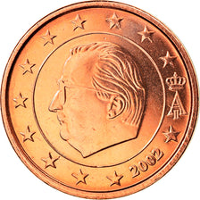 Belgium, 2 Euro Cent, 2002, Brussels, MS(65-70), Copper Plated Steel, KM:225