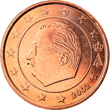 Belgium, 5 Euro Cent, 2002, Brussels, MS(65-70), Copper Plated Steel, KM:226