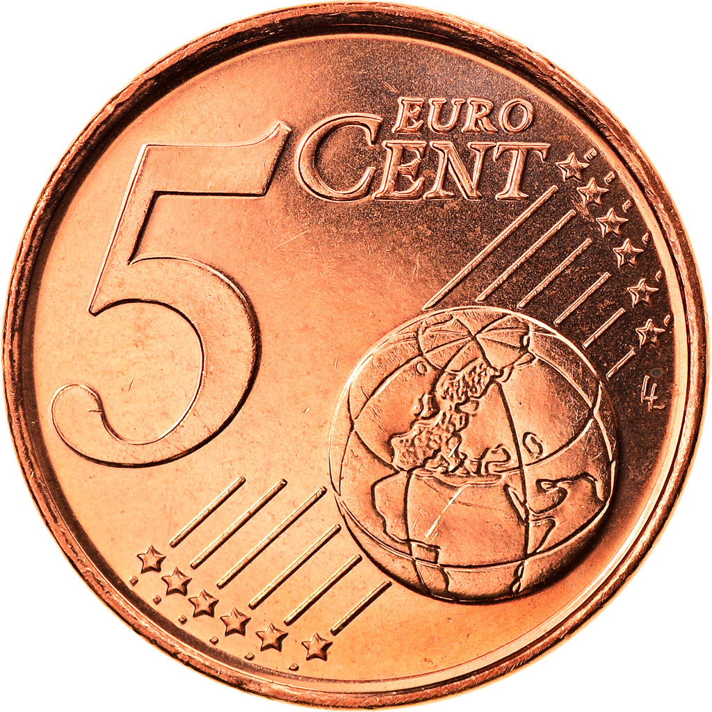 Belgium, 5 Euro Cent, 2002, Brussels, MS(65-70), Copper Plated Steel, KM:226
