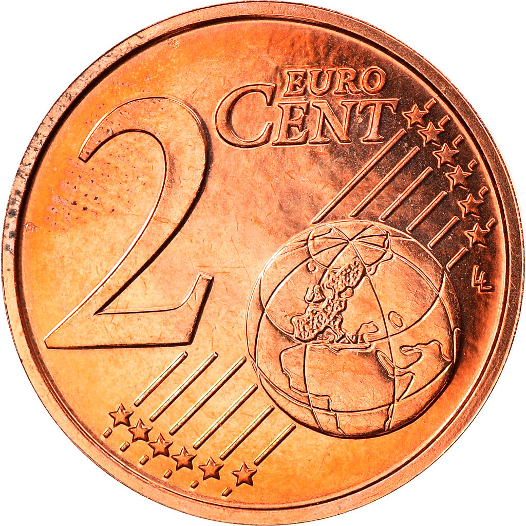 Belgium, 2 Euro Cent, 2010, MS(65-70), Copper Plated Steel, KM:275