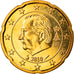 Belgia, 20 Euro Cent, 2010, MS(65-70), Mosiądz, KM:278